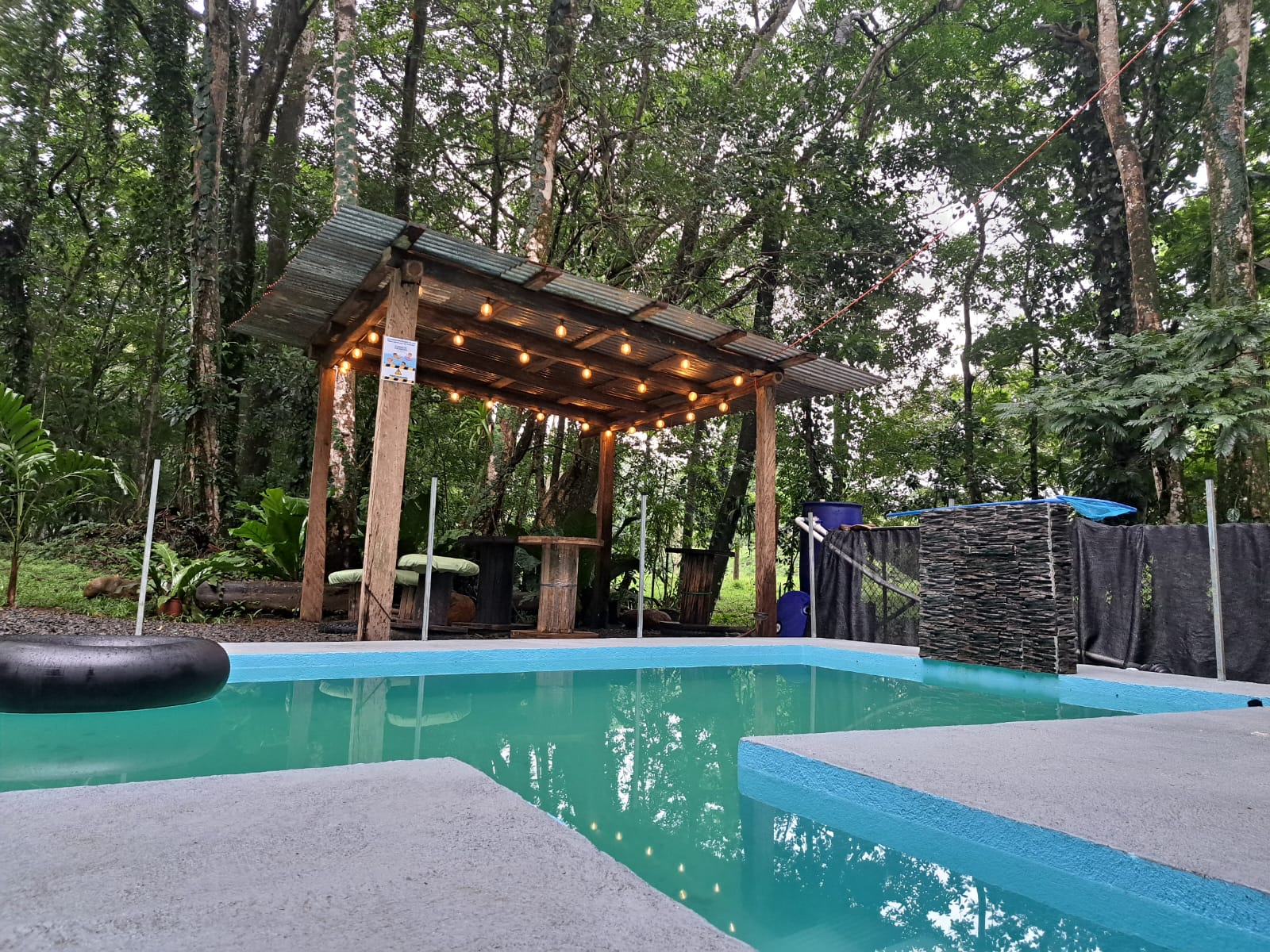 Piscina de la cabaña